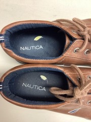 Nautica Shoes Kids Size 5 Brown Berrian Youth Lace Up Boat Sneaker Casual