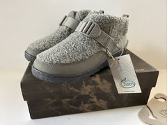 Chaco Unisex Boots Booties Kids Ramble Fluff GRAY Youth Sz 5M Sherpa Lightweight