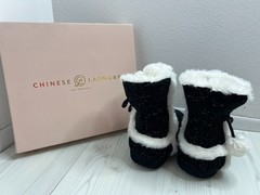 NWT Chinese Laundry Black Sweater Boots Size SM 5-6 Kids Teens. Rare Find