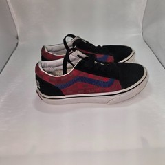 Big Kids Vans Old School Checkered Blue Red 1y