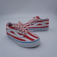 Vans x Wheres Waldo Old Skool International Stripes Shoe Little Kid 10.5 K New
