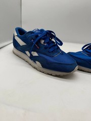 GRADE SCHOOL REEBOK CLASSIC NYLON JUNIOR FU6785 HUMBLE BLUE/WHITE SNEAKER SHOE