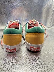 Children’s Vans Old Skool Low ‘Yacht Club’ Blue Green Yellow Size 13.5
