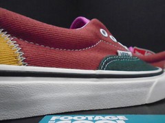 VANS ERA VARSITY PATCHWORK MULTI-COLOR OFF WHITE GREEN BROWN RED VN0A4BV4V9H 3.5