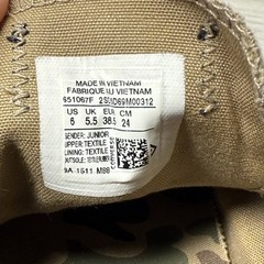 Converse Chuck Taylor All Star Ox Sandy/Camo Sneakers Juniors Size 6