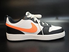 Nike Dunk Court Borough Low 2 GS White/Orange/Black Boys Size 7y NEW 2023