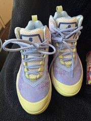 Girls purple athletic shoes