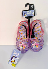 Bluey Jelly Sandals & Disney Baby Pooh Tigger Slip-On Shoes • Kids Sizes 3–12 NW