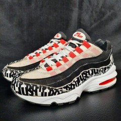 Nike Air Max 95 ‚Just Do It‘ Print Black Infrared GS. Sz 6Y Fits Women’s 7.5