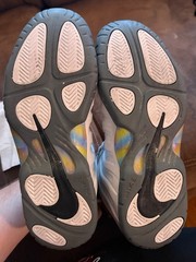 nike foamposite rainbow pixel