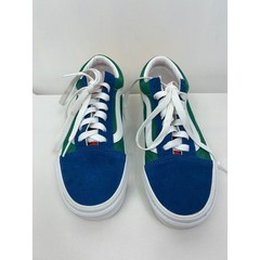 Vans Old Skool Colorblock Suede Canvas Sneaker Blue Green Yellow Men 4 Wom 5.5
