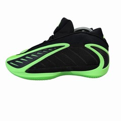 Adidas A.E. 2 Core Black Lime Burst Basketball Shoes JQ2049 Youth Size’s 4 – 7