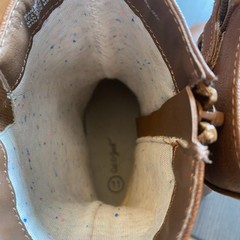 Cat & Jack Brown Biker Buckle Mid-Calf Boots Girl Kids Size 11