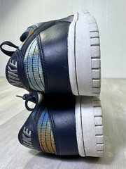 Nike Dunk Low SE Navy Graffiti Athletic Lifestyle Shoes DM1051-400 Youth Size 5