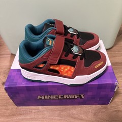 PUMA Minecraft X Slipstream Ac Slip On Boys Brown Sneakers Casual Shoes 3C NIB