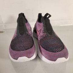 KIDS‘ NIKE EPIC PHANTOM REACT FLYKNIT GS BV1370 Black Purple Red Blue SIZE 6.5Y