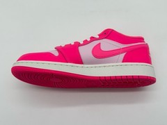 Nike Air Jordan 1 Low GS Size 6Y Valentines Day Pink White 553560-661