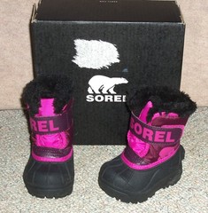 Toddler SOREL Snow Commander insulated boots , size 4
