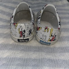 Disney Native Mickey Mouse C5 Unisex Children’s Shoes White Slip-On Waterproof