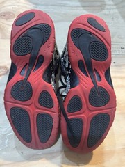 Nike Little Posite One Snake Print Black/White/Red Kids 6Y Basketball Mid