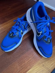 Nike Kids Cosmic Runner Hyper Royal Blue White Running Shoes DM0118-400 New
