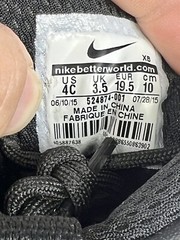 Nike ACG Woodside 2 High TD Triple Black 524874-001 Toddlers Sneakers Size 4C