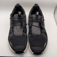 On Cloud Sky On Running Kids 6.5Y Athletic Shoes Black White Sneakers