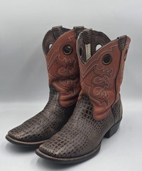 Ariat Western Cowboy Boots Brown Leather Youth 5 Womens 6.5 Style 10006726
