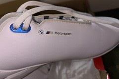 Puma BMW MMS Drift Cat Lace Up Youth Boys White Sneakers Shoes 307266 Size 6.5 C