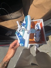 Nike Dunk Low x LEGO Collection Big Kids Galaxy Shoes (GS)