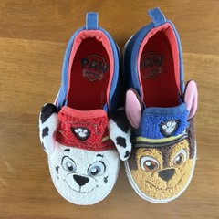Paw Patrol Kids Multi-Colored Character Shoes Slip-on Size 8