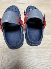 Crocs Kids Classic All Terrain Clogs Navy Red Gray J1 Youth 1