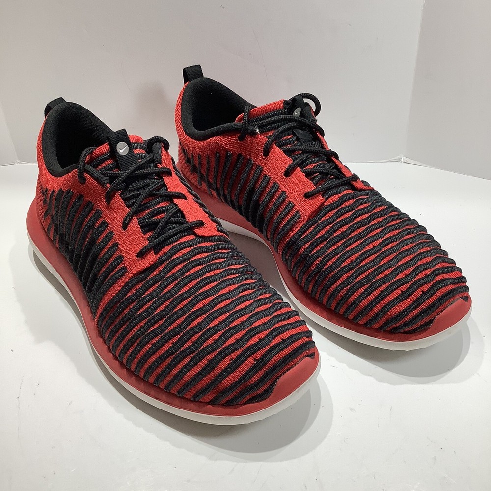 Nike Roshe Two Flyknit University Red/Anthracite/Reflect Youth 6.5, 844619-600