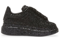 Alexander McQueen Designer Sneakers Kids Children Size 2 (33) $490 Black Crystal