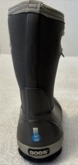 Bogs Kids Size 13 K Classic Matte Gray WP Insulated Boots 72328-050