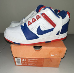 Nike Air Force II Low GS 4.5Y White/Blue/Red Low Top Sneakers Philadelphia