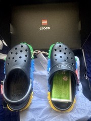 Brand New Lego Crocs Creativity Clog Kids Size J2 With Original box