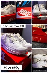Size 6 (GS) – Nike Air Max 90 Low White – CD6864-100