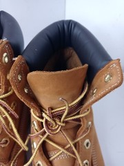 Timberland Boots Size 5.5M Ankle Combat Waterproof Nubuck Leather Lace-Up Tan
