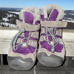 Keen Knotch Chukka Boots Toddler 1 Purple Gray Washable Lightweight Kids Sneaker