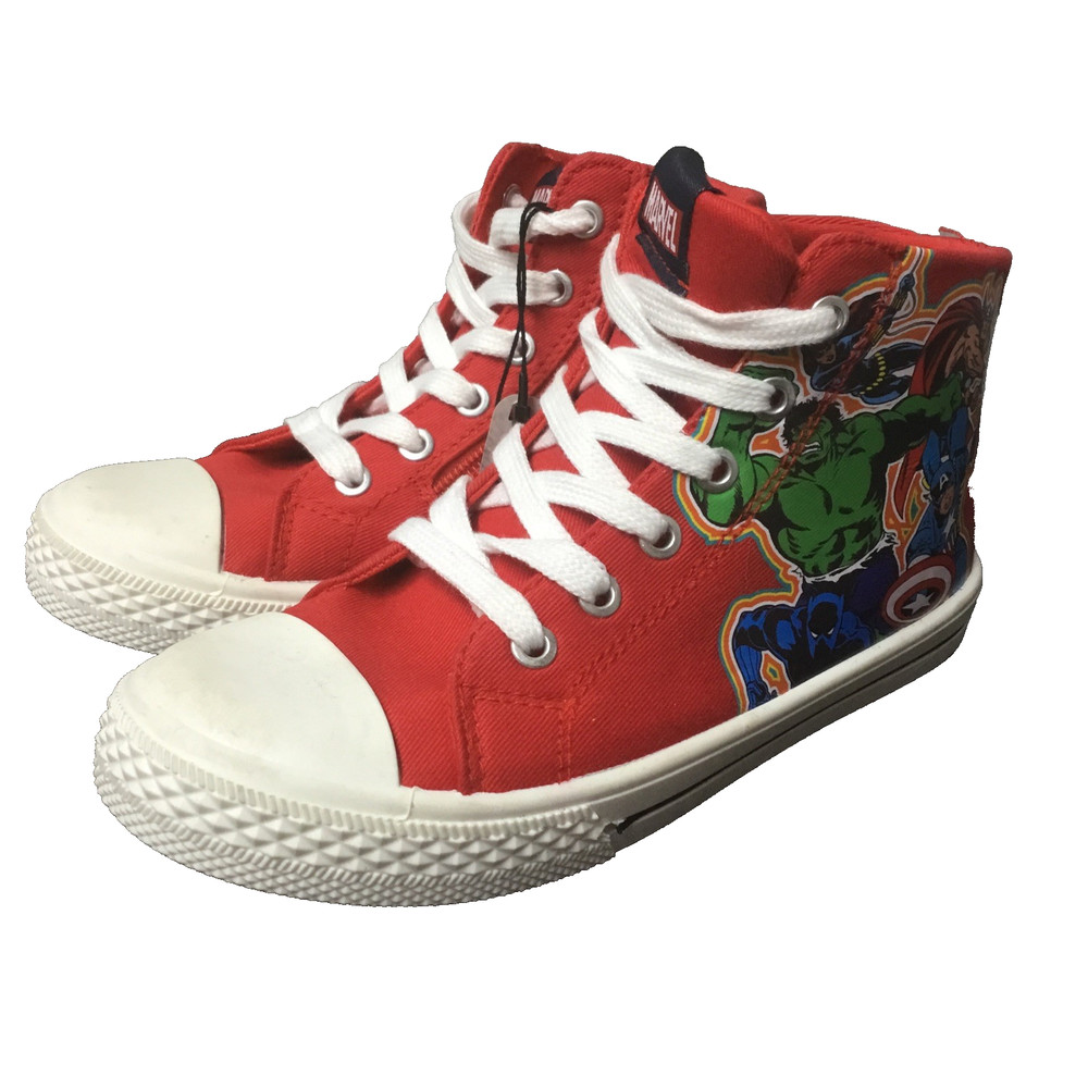 Marvel Spider-Man Kids High Top Sneakers Size US 12.5 / EU 30