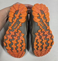 Merrell Chameleon 7 Access Mid WTRPF Hiking Boot Unisex Child 1.5M Grey Orange