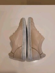 Dolce & Gabbana beige leather logo trainers size 32EUR/kids‘ 1US