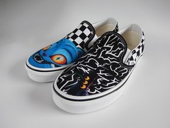 K-Pop Demon Hunters Derpy x Vans Little Kids Slip-On Kpop Shoes Unisex Youth 3.5
