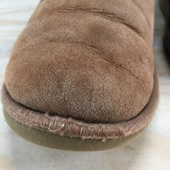 UGG Boots Youth 6 Bailey Button Shearling Brown Round Toe Ankle Top SN 5991
