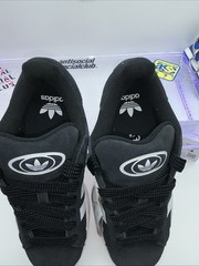 Size 6 (GS) – adidas Campus 00s Low Black White Gum – Womens 7 Boys 6