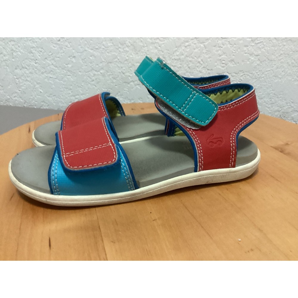 See Kai Run Basics Water Friendly Sandals Kids 11 Red Blue Colorblock Strappy