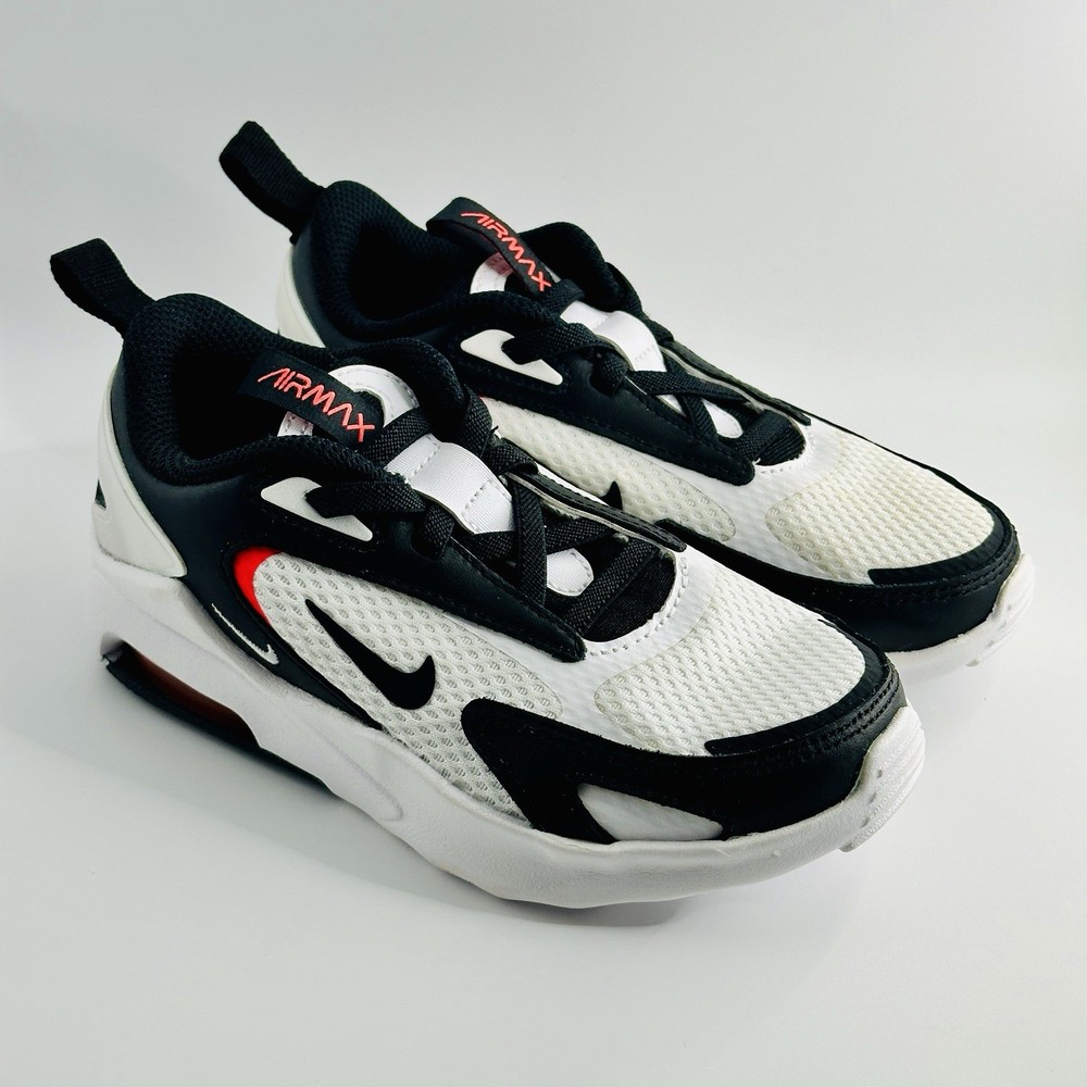 Nike Air Max Bolt Big Kid CW1626-100 New -11C White & Black