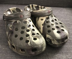 Childs 4 / 5 Large Camouflage Slip On Water Proof Camping Sandals Beach Walking