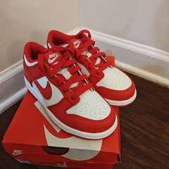Nike Dunk Low University Red PSE Kids 12C New Without Tags NWOT In Box